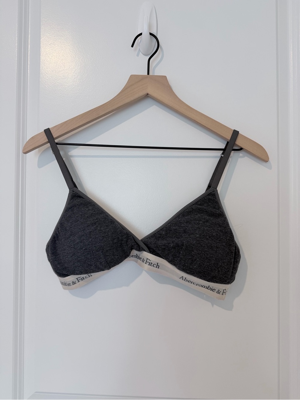Abercrombie & Fitch Dark Charcoal Wireless Bralette